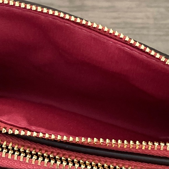 COACH Corner Zip Wristlet in Pink - Picture 10 of 13